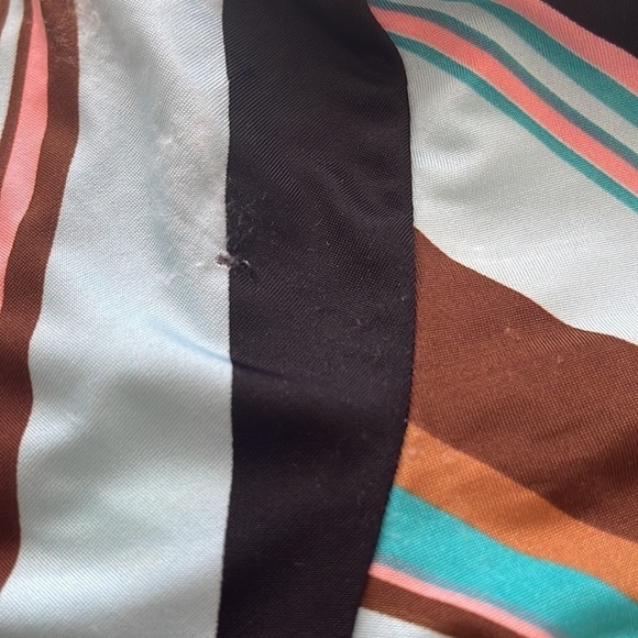 Solo La Fe Boho Striped Chevron Half Sleeve Dress l SIZE S - Picture 7 of 7